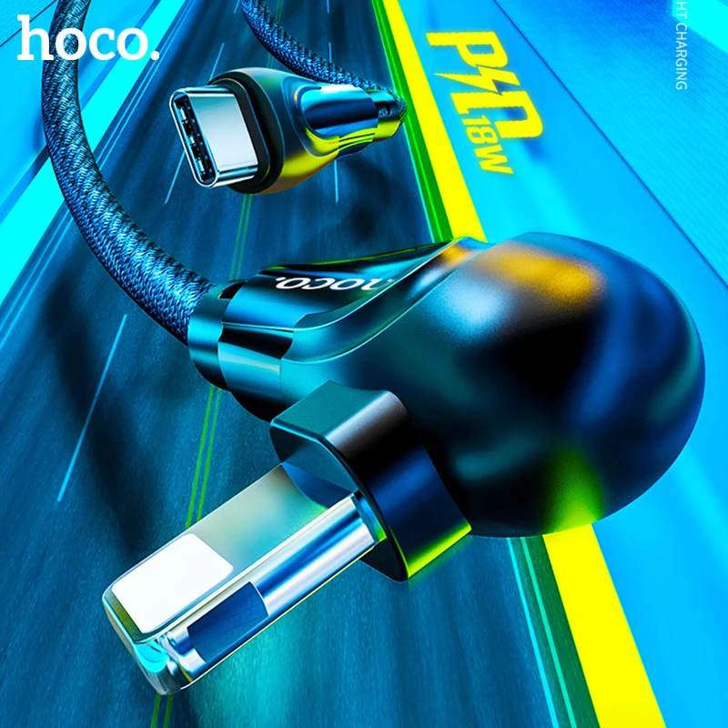 HOCO PD Type C to Lighting Cable For iPhone 11 Pro Xs Max X XR Macbook 18W PD 3A Fast Charging Sync data cord Elbow USB C Cable
HOCO PD Type C to Lighting Cable For iPhone 11 Pro Xs Max X XR Macbook 18W PD 3A Fast Charging Sync data cord Elbow USB C Cable