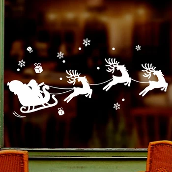 Merry Christmas Deer Wall Stickers For Home Shop Window Glass Decor Xmas Santa Claus Reindeer Vinyl DIY Mural Art Wall Decals
Merry Christmas Deer Wall Stickers For Home Shop Window Glass Decor Xmas Santa Claus Reindeer Vinyl DIY Mural Art Wall Decals