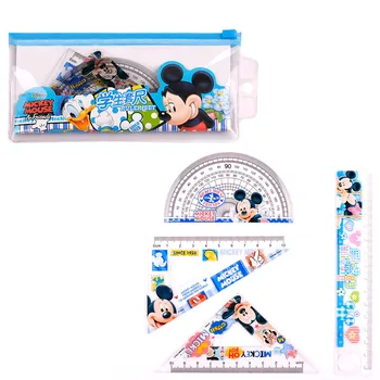 Disney cartoon stationery set Mickey Minnie Ruler Set School maths geometry set triangular protractor Cute ruler school supplies
Disney cartoon stationery set Mickey Minnie Ruler Set School maths geometry set triangular protractor Cute ruler school supplies