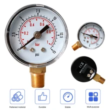 Manometer Mini Dial Portable Dual Scale Dial Gauge 1/8" 0-1bar/0-15psi Vacuum Pressure Meter 2" Dial Digital Display Gauge
Manometer Mini Dial Portable Dual Scale Dial Gauge 1/8" 0-1bar/0-15psi Vacuum Pressure Meter 2" Dial Digital Display Gauge