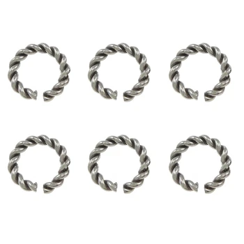 50Pcs/lot Stainless Steel Muti Sizes Hemp Rope Style Jump Rings Circle Split Rings for Jewelry DIY Making Accessories Findings
50Pcs/lot Stainless Steel Muti Sizes Hemp Rope Style Jump Rings Circle Split Rings for Jewelry DIY Making Accessories Findings