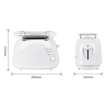 SANQ Electric Toaster Automatic Bread Baking Machine Toast Sandwich Grill Oven Maker 2 Slices Household for Breakfast EU Plug
SANQ Electric Toaster Automatic Bread Baking Machine Toast Sandwich Grill Oven Maker 2 Slices Household for Breakfast EU Plug