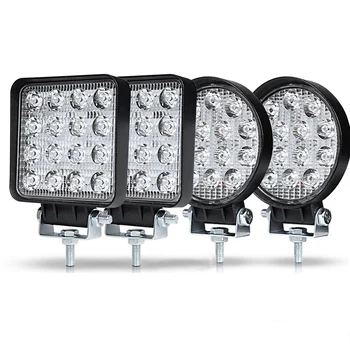 DERI 4inch led work light 42W Round 48W Square flood spot beam lights for Offroad Car 4WD 4x4 24V 12V led light bar work lamps
DERI 4inch led work light 42W Round 48W Square flood spot beam lights for Offroad Car 4WD 4x4 24V 12V led light bar work lamps