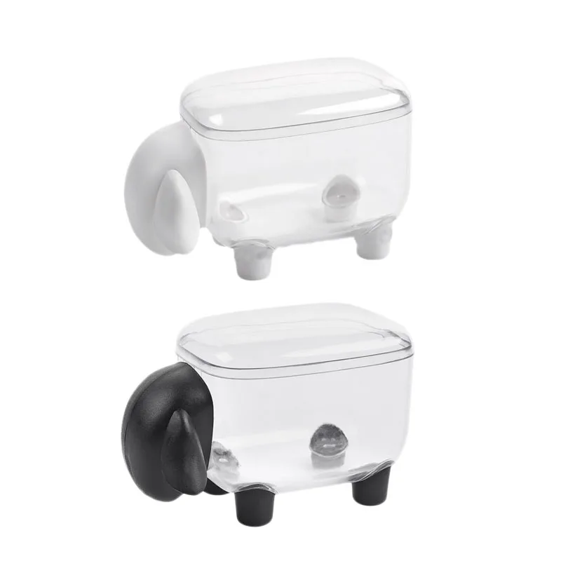 2Pcs Cute Sheep Creative Mini Plastic Cotton Swab Storage Box Household Office Dust-Proof Desktop Storage Box
2Pcs Cute Sheep Creative Mini Plastic Cotton Swab Storage Box Household Office Dust-Proof Desktop Storage Box