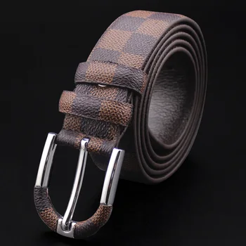 Belt Men's Leather Casual Pin Buckle Men's Youth Korean Belt Fashion Students All-match Cowhide Check Belt
Belt Men's Leather Casual Pin Buckle Men's Youth Korean Belt Fashion Students All-match Cowhide Check Belt