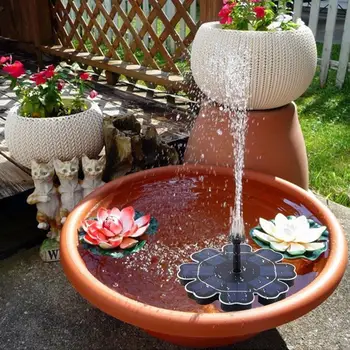 Floating Solar Fountain Pump Garden Decoration Petal Fountain Water Pump Solar Powered Different Fountain Nozzles Filter Sponge
Floating Solar Fountain Pump Garden Decoration Petal Fountain Water Pump Solar Powered Different Fountain Nozzles Filter Sponge