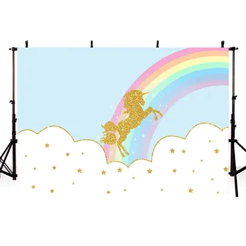 TAIBO Vinyl Background Photography Unicorn Background Clouds and Rainbow Photo Studio Backdrop Photocall
TAIBO Vinyl Background Photography Unicorn Background Clouds and Rainbow Photo Studio Backdrop Photocall