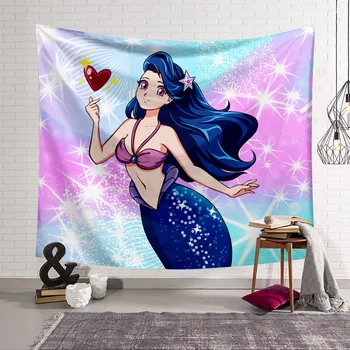 Colorful Mermaid Tapestry 3D Printing Tapestrying Rectangular Home Decor Wall Hanging 02
Colorful Mermaid Tapestry 3D Printing Tapestrying Rectangular Home Decor Wall Hanging 02