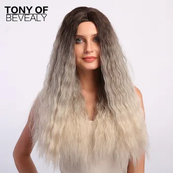 Long Natural Wavy Ombre Brown Gray Blonde Wigs Hairline Part Lace Wigs for Women Cosplay Heat Resistant Synthetic Hair Wigs
Long Natural Wavy Ombre Brown Gray Blonde Wigs Hairline Part Lace Wigs for Women Cosplay Heat Resistant Synthetic Hair Wigs