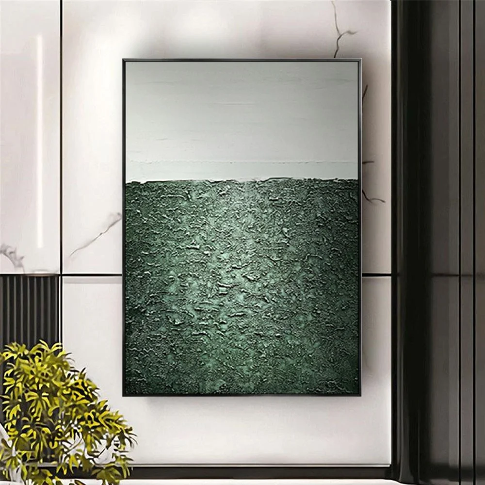 100% Handpainted Canvas Home Decor Wall Art Modern Abstract Oil Paintings Thick Oil Green Mural For Hotel Entrance Wall Painting
100% Handpainted Canvas Home Decor Wall Art Modern Abstract Oil Paintings Thick Oil Green Mural For Hotel Entrance Wall Painting