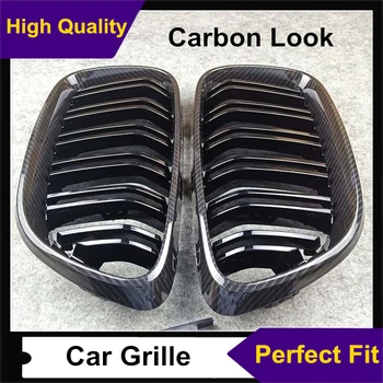 New style for F22 Carbon Look ABS front grille for Bmw 2 Series F22 F23 dual line glossy/M color kidney grill grille 2014-2016 
New style for F22 Carbon Look ABS front grille for Bmw 2 Series F22 F23 dual line glossy/M color kidney grill grille 2014-2016
