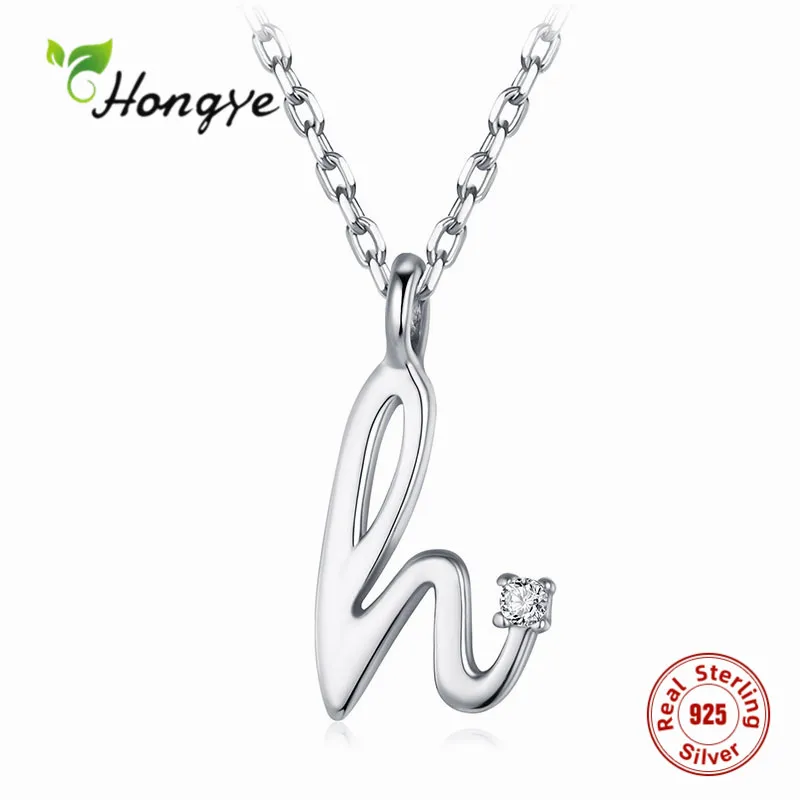 Hongye, с буквами AAA, цирконы, подвески из стерлингового серебра 925 пробы, ожерелье, классика, для девушек, помолвки, золото, серебро, цвет 2020 
Hongye, с буквами AAA, цирконы, подвески из стерлингового серебра 925 пробы, ожерелье, классика, для девушек, помолвки, золото, серебро, цвет 2020