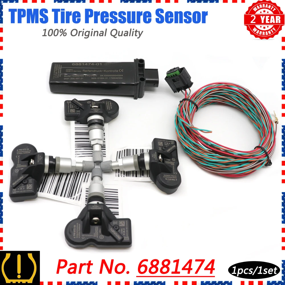 Car TPMS Tire Pressure Sensor Monitoring System RDC Control Unit 6881474 For BMW F01 F2 F4 F06 F07 F10 F11 F12 F13 X3 X4 F25 F26
Car TPMS Tire Pressure Sensor Monitoring System RDC Control Unit 6881474 For BMW F01 F2 F4 F06 F07 F10 F11 F12 F13 X3 X4 F25 F26