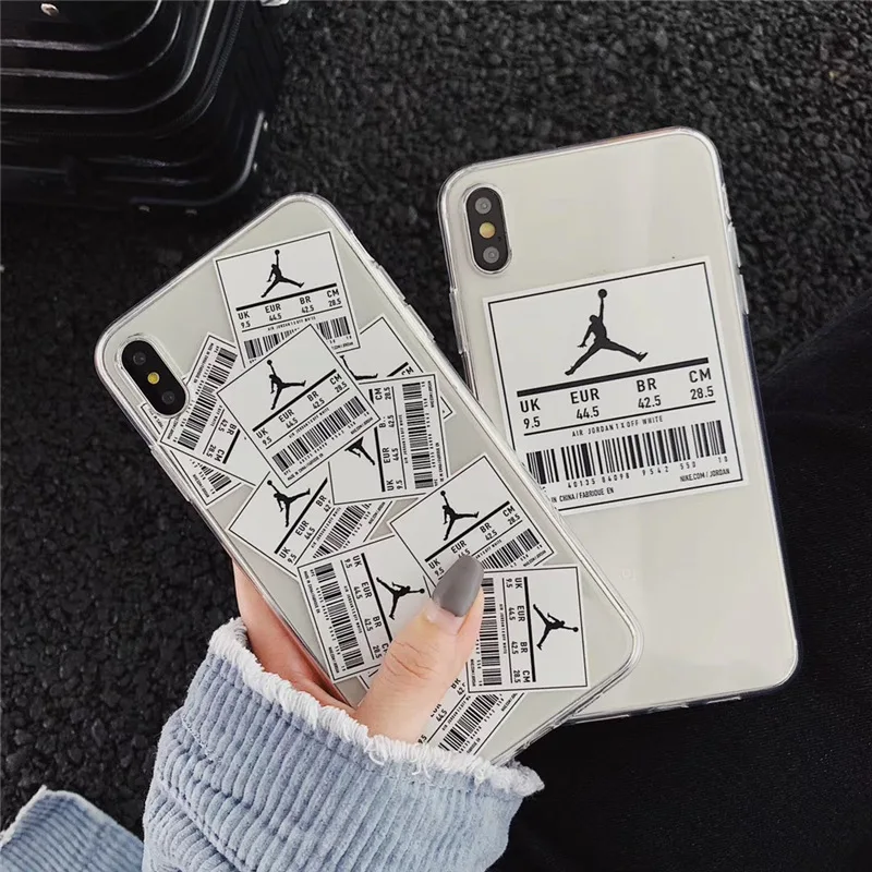 Creative AJ Label IPhoneX Phone Case 7/8plus Transparent 6 S Nike Air Jordan Applicable Xs MAX Phone Case XR Fashion
Creative AJ Label IPhoneX Phone Case 7/8plus Transparent 6 S Nike Air Jordan Applicable Xs MAX Phone Case XR Fashion