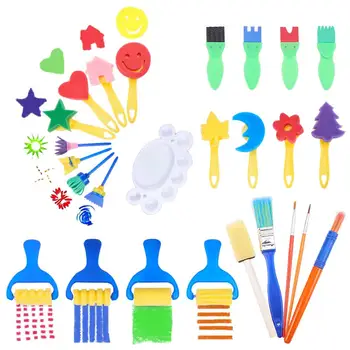 1 Set DIY Graffiti Sponge Brushes Seal Painting Tools Set for Children 25pcs/set
1 Set DIY Graffiti Sponge Brushes Seal Painting Tools Set for Children 25pcs/set