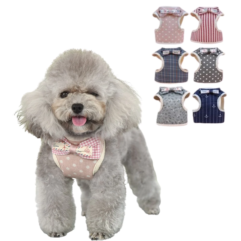 Dog Harness leash Set No Pull Cotton Cute Bowknot Puppy Kitten Cat Training Walking Vest harness For Small Dogs Pet Supplies
Dog Harness leash Set No Pull Cotton Cute Bowknot Puppy Kitten Cat Training Walking Vest harness For Small Dogs Pet Supplies