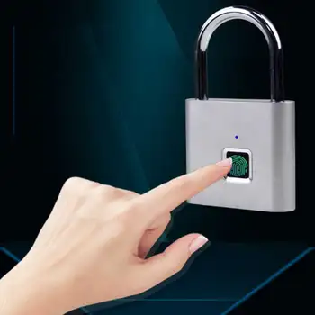Fingerprint Smart Lock IP65 Keyless Padlock Waterproof Anti-Theft Security Digital Lock Fingerprint Padlock for Door Luggage
Fingerprint Smart Lock IP65 Keyless Padlock Waterproof Anti-Theft Security Digital Lock Fingerprint Padlock for Door Luggage