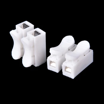 50pcs/lot 2P Butt Joint Terminal Blocks Plastic Push Type Wire Connector Universal Connector For Led Lamps High Quality
50pcs/lot 2P Butt Joint Terminal Blocks Plastic Push Type Wire Connector Universal Connector For Led Lamps High Quality