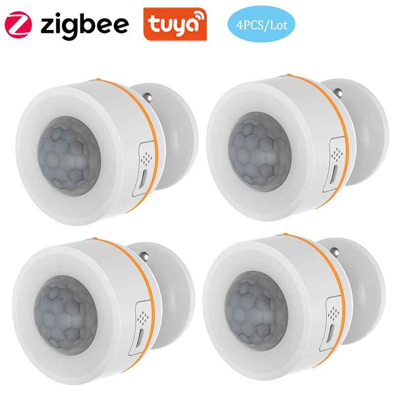 Coolcam 4PCS/Lot Tuya Zigbee Smart Zigbee PIR Motion Sensor With Temperature and Humidity Sensor Battery Powered or USB Charge
Coolcam 4PCS/Lot Tuya Zigbee Smart Zigbee PIR Motion Sensor With Temperature and Humidity Sensor Battery Powered or USB Charge