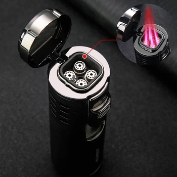 Honest Four Torch Jet Adjustable Flame Refillable Cigarette Cigar Lighter
Honest Four Torch Jet Adjustable Flame Refillable Cigarette Cigar Lighter