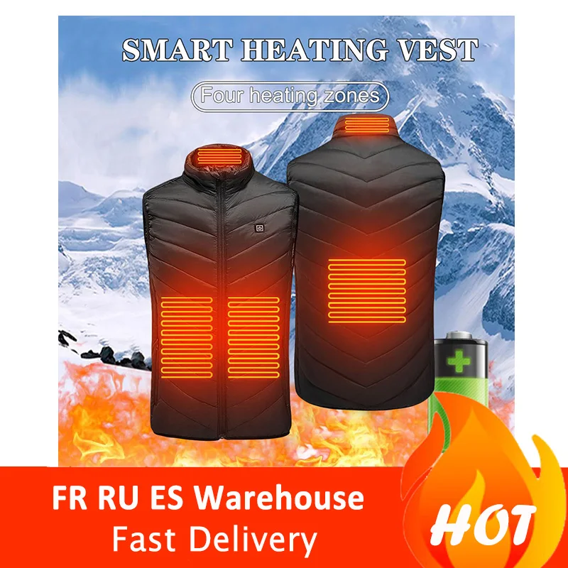 Heating vest washable USB charging heating warm vest three-speed control temperature Maximum temperature 45°C outdoor
Heating vest washable USB charging heating warm vest three-speed control temperature Maximum temperature 45°C outdoor