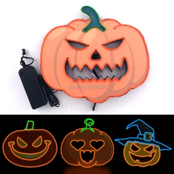 New Arrival Neon Led Mask Halloween Cosplay Props Pumpkin Full Face EL Mask Glow Luminous LED Mask For Night Club Party Decor
New Arrival Neon Led Mask Halloween Cosplay Props Pumpkin Full Face EL Mask Glow Luminous LED Mask For Night Club Party Decor