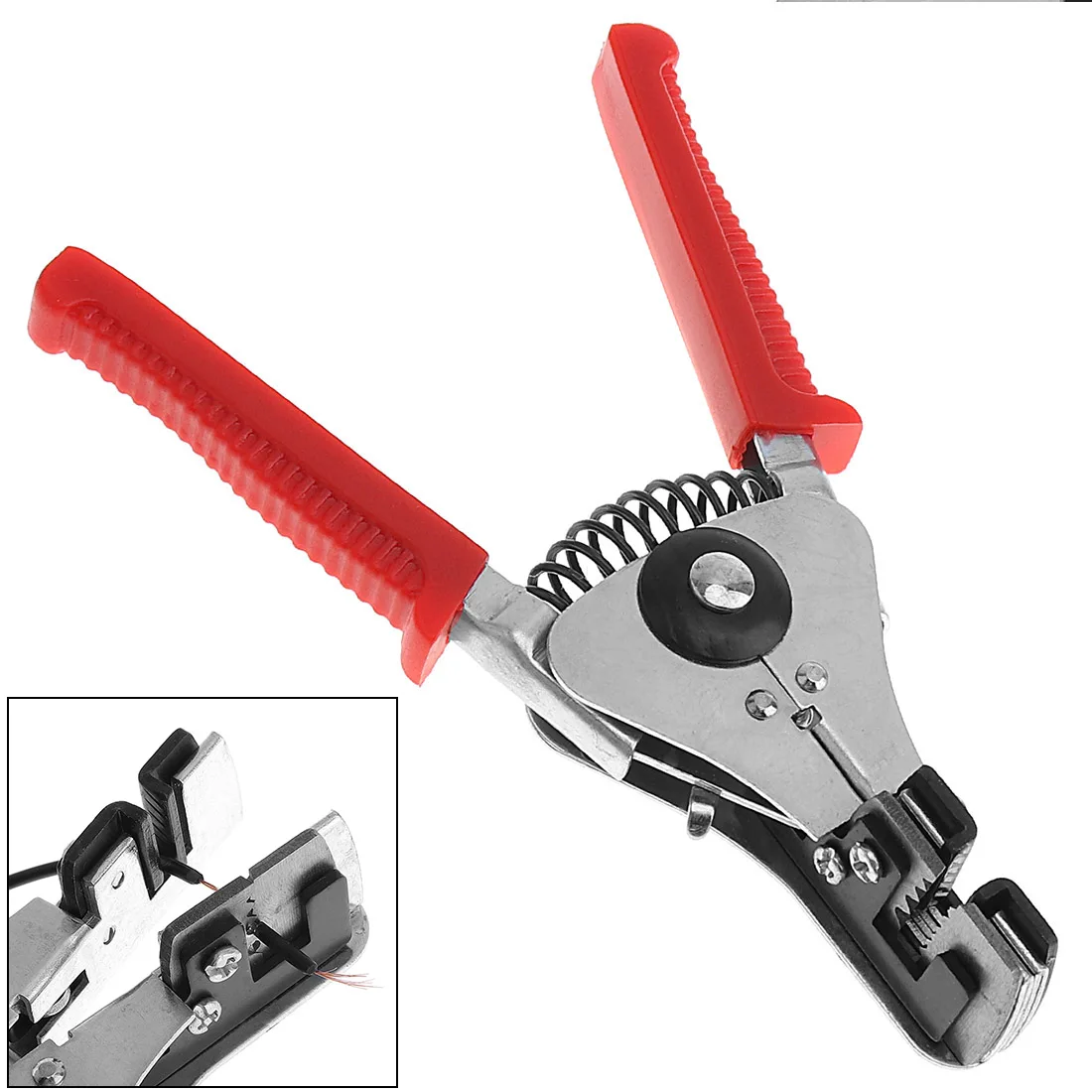 7 Inch Multifunction Automatic Wire Stripper Crimping Pliers B-type 6 holes with Plastic Handle for Broken /Tight/Stripping Line
7 Inch Multifunction Automatic Wire Stripper Crimping Pliers B-type 6 holes with Plastic Handle for Broken /Tight/Stripping Line