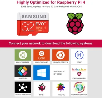 Raspberry Pi 4 1/2/4GB RAM Optional Model B Starter Kit with 32GB Micro SD Card Preloaded Noobs
Raspberry Pi 4 1/2/4GB RAM Optional Model B Starter Kit with 32GB Micro SD Card Preloaded Noobs