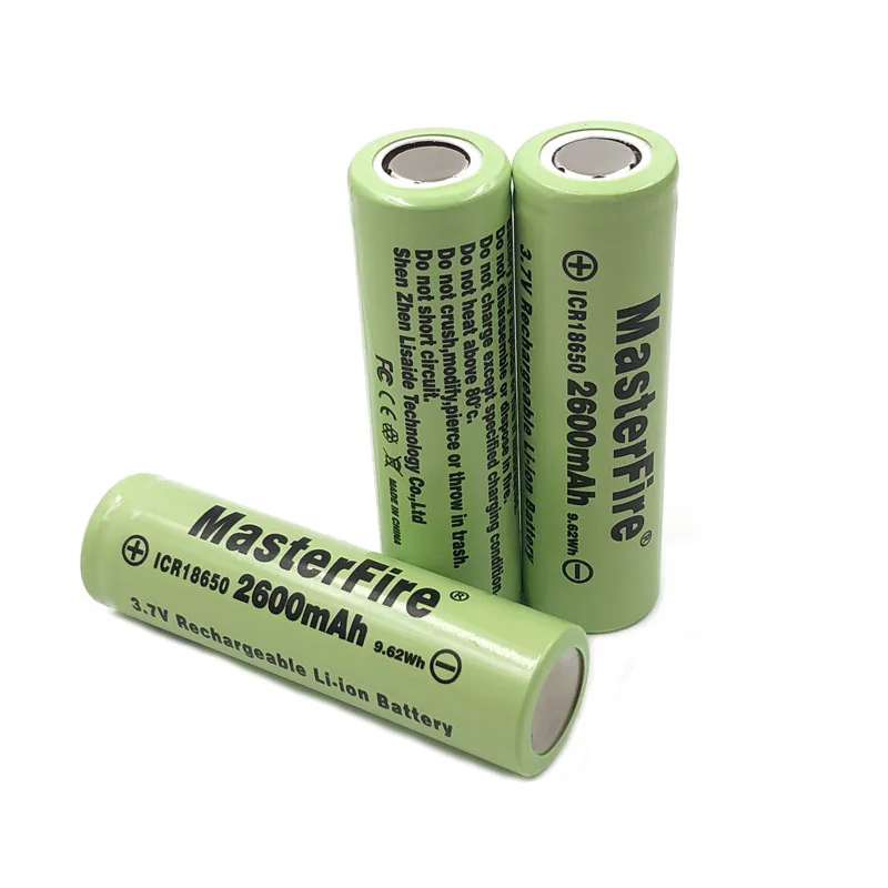 18 шт./партия, Оригинальная Аккумуляторная Батарея MasterFire для телефона, 2600 мАч, 18650, 3,7 в, Втч, перезаряжаемые литиевые батареи для фонарика
18 шт./партия, Оригинальная Аккумуляторная Батарея MasterFire для телефона, 2600 мАч, 18650, 3,7 в, Втч, перезаряжаемые литиевые батареи для фонарика
