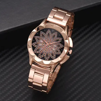 Women Quartz Watch Lotus Pattern Dial with Classic Alloy Band relogio feminino TT@88
Women Quartz Watch Lotus Pattern Dial with Classic Alloy Band relogio feminino TT@88