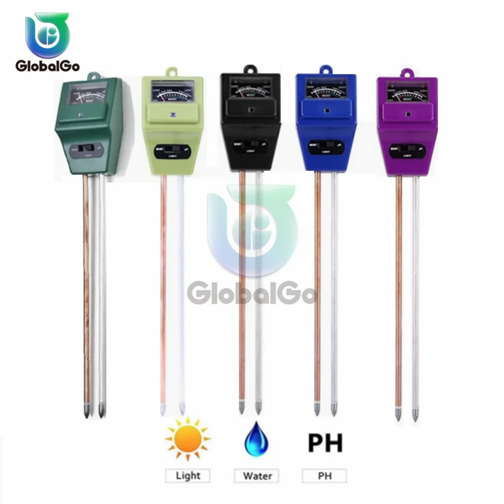 3 in1 Digital Soil Water Moisture Light PH Meter Tester Analyzer Detector Home Garden Plant Flower Hydroponic Garden PH Meter
3 in1 Digital Soil Water Moisture Light PH Meter Tester Analyzer Detector Home Garden Plant Flower Hydroponic Garden PH Meter