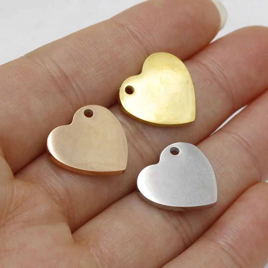Diy Keychain/necklace/bracelet Jewelry Making Polishing Stainless Steel 20pcs 15mm Mirror Heart Shape Charm Heart Pendant
Diy Keychain/necklace/bracelet Jewelry Making Polishing Stainless Steel 20pcs 15mm Mirror Heart Shape Charm Heart Pendant
