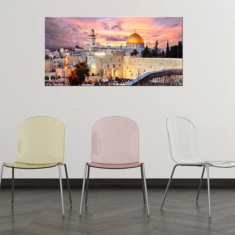 Islamic Religion Canvas Painting Jerusalem Wall Art Mecca Modern Muslim Split Artwork Living Room Wall Art Home Decorations
Islamic Religion Canvas Painting Jerusalem Wall Art Mecca Modern Muslim Split Artwork Living Room Wall Art Home Decorations
