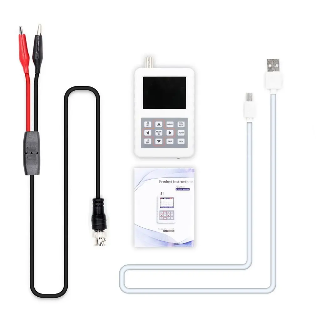 Handheld Mini Portable Digital Oscilloscope 5m Bandwidth 20msps Sampling Rate Bandwidth Support Waveform Storage
Handheld Mini Portable Digital Oscilloscope 5m Bandwidth 20msps Sampling Rate Bandwidth Support Waveform Storage