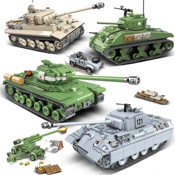 Military Combat WW2 Tank Building Blocks Compatible Technic Heavy Vehicles Tank Bricks Toys Kids Gifts For Children
Military Combat WW2 Tank Building Blocks Compatible Technic Heavy Vehicles Tank Bricks Toys Kids Gifts For Children