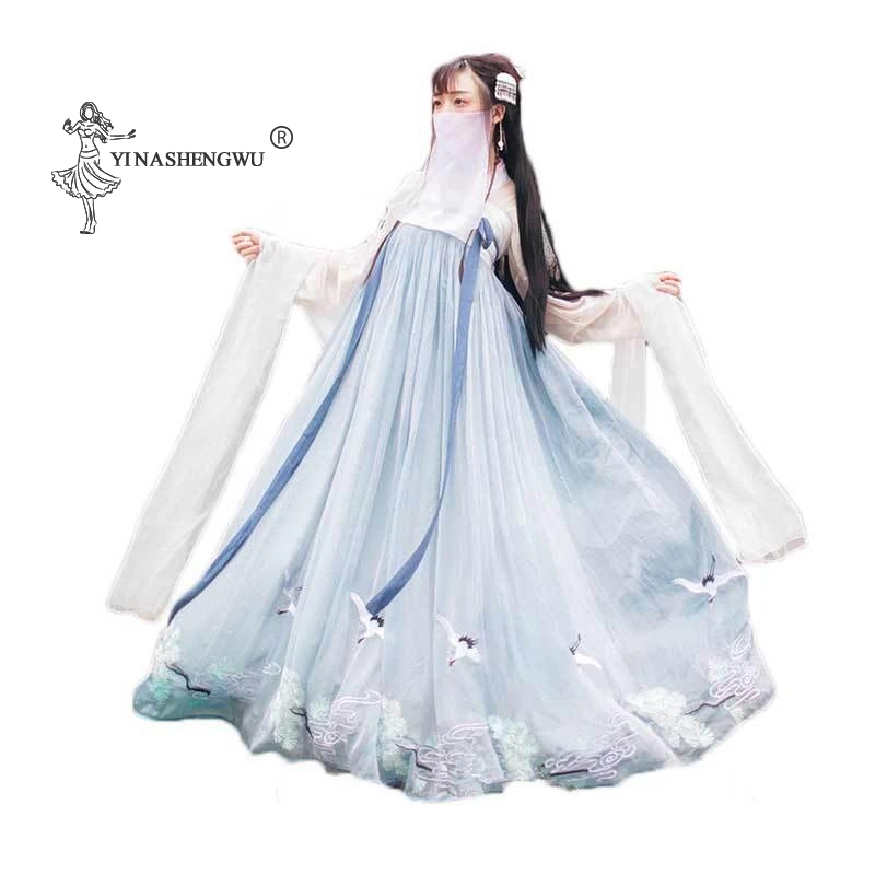 Chinese Traditional Oriental Elegant Hanfu Women Traditional Chinese Style Fairy Princess Dress Lace Retro Costume Party Costume
Chinese Traditional Oriental Elegant Hanfu Women Traditional Chinese Style Fairy Princess Dress Lace Retro Costume Party Costume