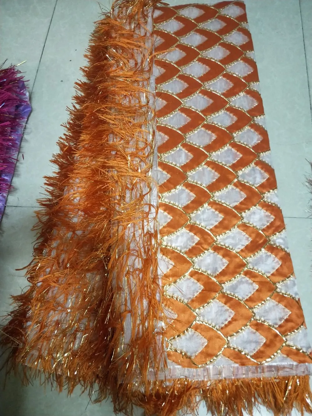 African lace fabric high quality lace french mesh fabric with sequins nigerian swiss organza lace fabrics for dress COP-004
African lace fabric high quality lace french mesh fabric with sequins nigerian swiss organza lace fabrics for dress COP-004