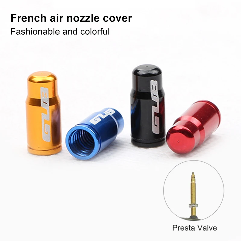 50pc Aluminum Bicycle Tire Valve Cap Ultralight Mountain Road Bike Tyre Cap Schrader/Presta Tire Valve Protector MTB Accessories