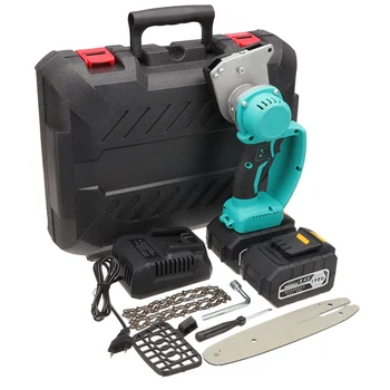 1200W Compact Cordless Chainsaw Electric Chain Saw Wood Cutter Brushless Woodworking Cutting Power Tool 198V 20000mAh Battery
1200W Compact Cordless Chainsaw Electric Chain Saw Wood Cutter Brushless Woodworking Cutting Power Tool 198V 20000mAh Battery