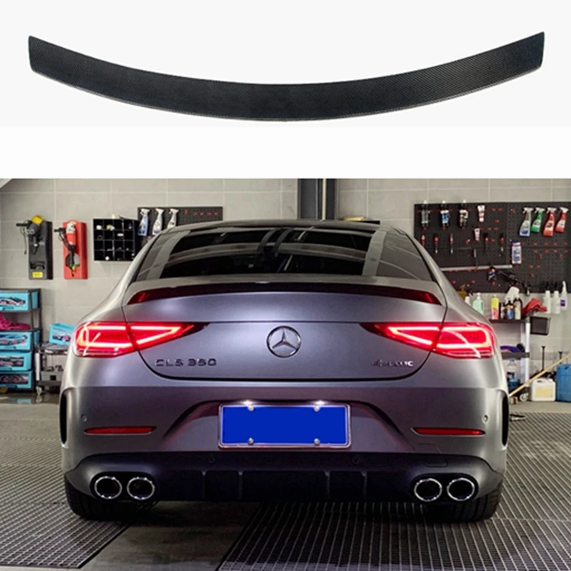 For Mercedes CLS W257 Real carbon fiber Car Tail Wing Decoration Rear Roof Spoiler AMG Style For Benz CLS200 CLS300 2017-2020
For Mercedes CLS W257 Real carbon fiber Car Tail Wing Decoration Rear Roof Spoiler AMG Style For Benz CLS200 CLS300 2017-2020