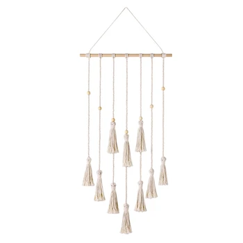 Hanging Photo Display Macrame Wall Hanging Pictures Organizer Boho Home Decor, with 30 Wood Clips
Hanging Photo Display Macrame Wall Hanging Pictures Organizer Boho Home Decor, with 30 Wood Clips