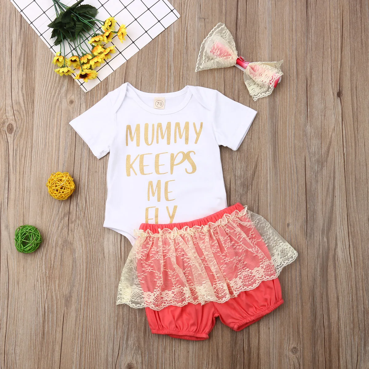 Newborn Baby Girls 0-24M Romper Bodysuit 3PCS Tops Pants Headband Outfits Clothes Set
Newborn Baby Girls 0-24M Romper Bodysuit 3PCS Tops Pants Headband Outfits Clothes Set
