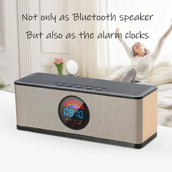 Wireless Subwoofer With Handsfree TF Card AUX MP3 Player Alarm Clock Bluetooth Speaker Column Portable Speakers Bass Stereo
Wireless Subwoofer With Handsfree TF Card AUX MP3 Player Alarm Clock Bluetooth Speaker Column Portable Speakers Bass Stereo