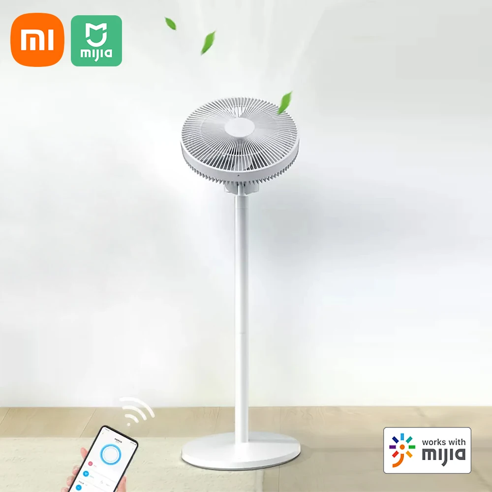 2021 Xiaomi Mijia постоянный ток стоячий вентилятор подставка 100-скорость/140 ° осцилляция