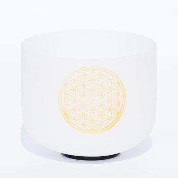 8" Note C D E F G A B Chakra Frosted Quartz Crystal Singing Bowl with Flower of Life
8" Note C D E F G A B Chakra Frosted Quartz Crystal Singing Bowl with Flower of Life