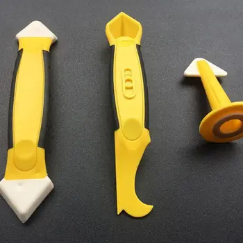 3 Pcs Silicone Remover Caulk Finisher Sealant Smooth Scraper High Quality Grout Kit Tools Trowel Scraper Set
3 Pcs Silicone Remover Caulk Finisher Sealant Smooth Scraper High Quality Grout Kit Tools Trowel Scraper Set
