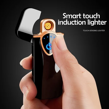 New Touch Screen Sensor Cigarette Lighter USB Charging Tungsten Electric Lighter Windproof Flameless Premium Lighter Gift Hot
New Touch Screen Sensor Cigarette Lighter USB Charging Tungsten Electric Lighter Windproof Flameless Premium Lighter Gift Hot