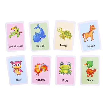 Baby Learning Card Kids Recognition Animal Coloe Shape Card Fun English Word Educational Toy Game Puzzle
Baby Learning Card Kids Recognition Animal Coloe Shape Card Fun English Word Educational Toy Game Puzzle