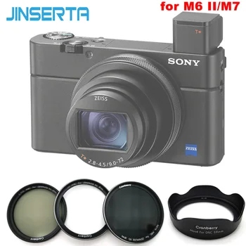 JINSERTA UV CPL ND16 Adapter Ring Set for Sony RX100 M6 II M7 Camera Lens Cap for Sony RX100 M6 II M7 Camera Accessories
JINSERTA UV CPL ND16 Adapter Ring Set for Sony RX100 M6 II M7 Camera Lens Cap for Sony RX100 M6 II M7 Camera Accessories