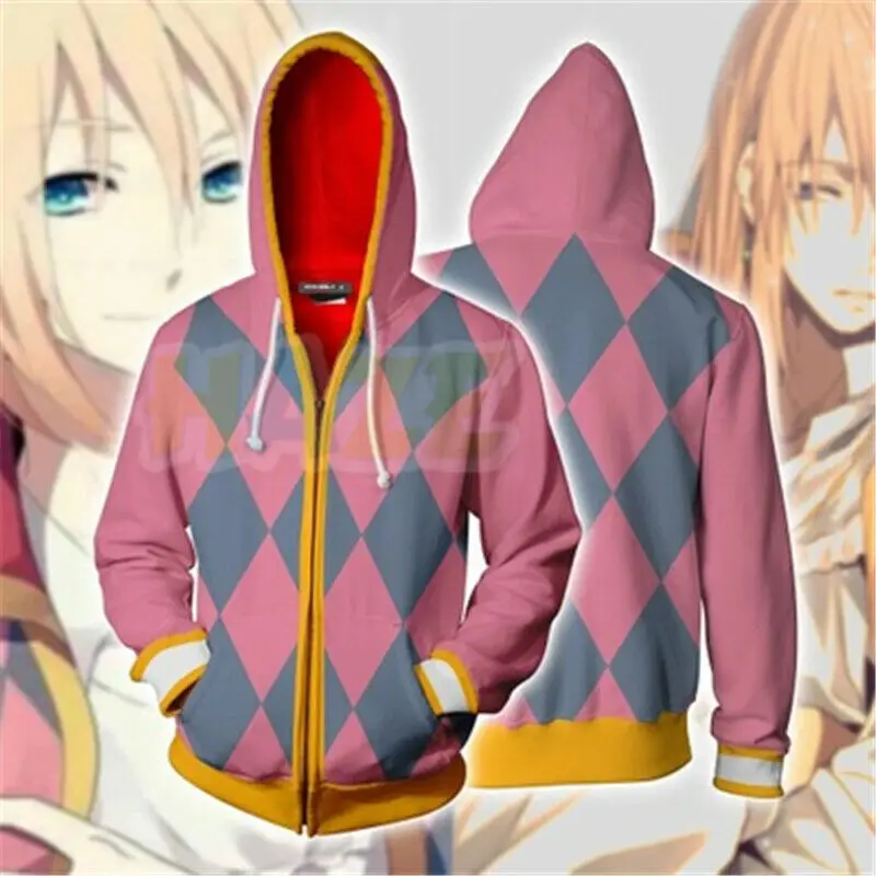 Anime Howl's Moving Castle Howl 3D Printed Cosplay Costume Zipper Hoodie Sweatershirt Unisex Adult Costume
Anime Howl's Moving Castle Howl 3D Printed Cosplay Costume Zipper Hoodie Sweatershirt Unisex Adult Costume